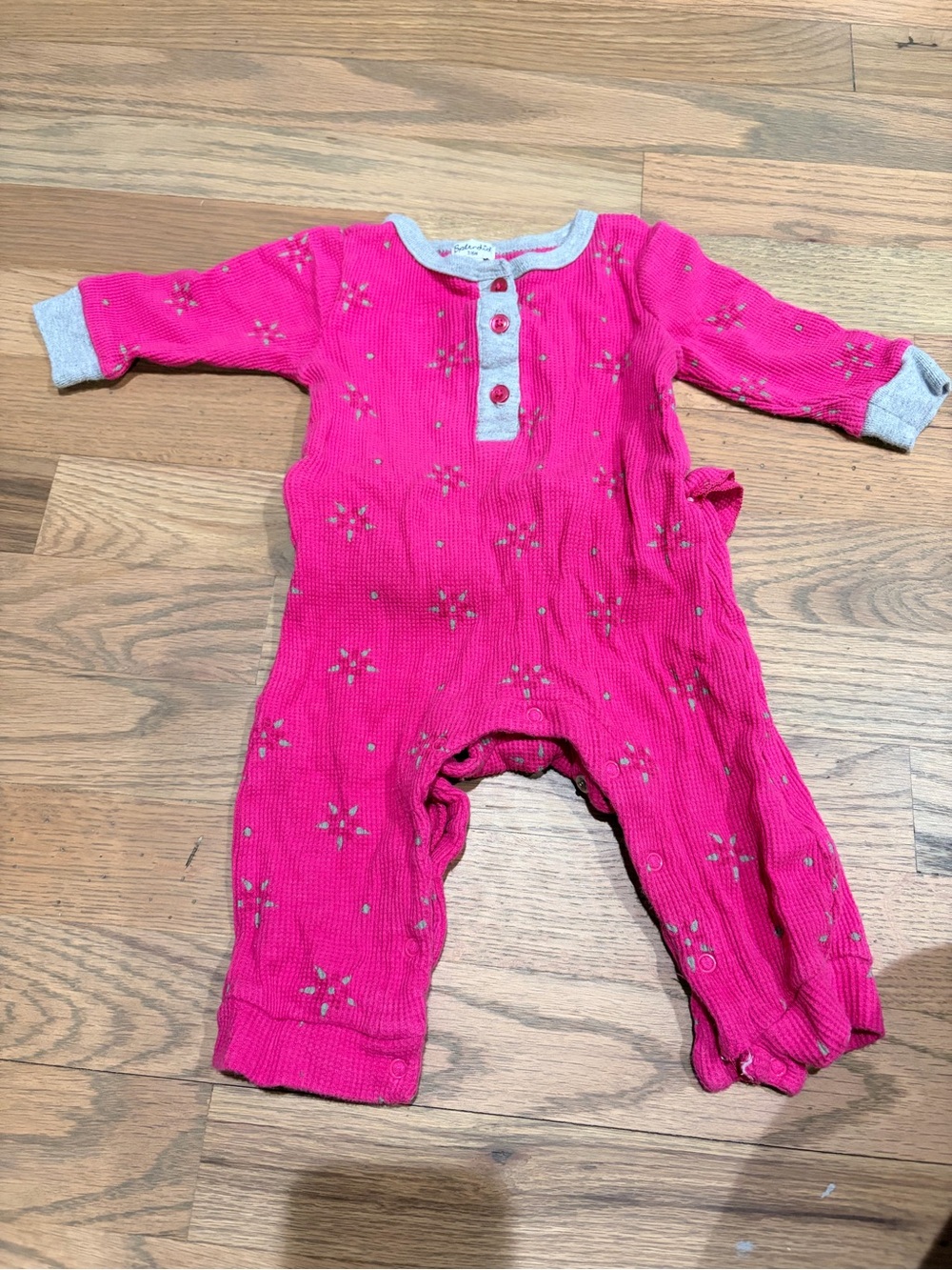 Splendid baby girl long sleeve onesie with ruffles